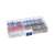 Assortment of wire terminal sleeves, 500 pieces, different sizes and colors