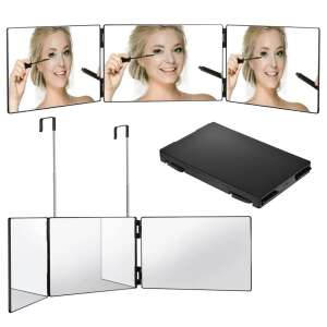 Oglindă cosmetică de perete rabatabilă din 3 părți 93919134 - Frumusețe și sănătate