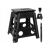 Non-slip folding stool 39cm black 142284862