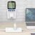 IZOXIS Digital Energy Consumption Meter measuring energy usage of laptop charger