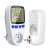IZOXIS Digital Energy Consumption Meter - Plug-in Wattmeter with Display