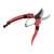 Red garden shears for pruning bushes and plants