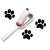 Pet brush with a white cloth inside, for removing loose hair