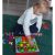 Child playing with Gyermek Puzzle - Gomb Mozaik, educational toy