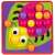 Gyermek Puzzle - Gomb Mozaik ladybug puzzle with colorful buttons