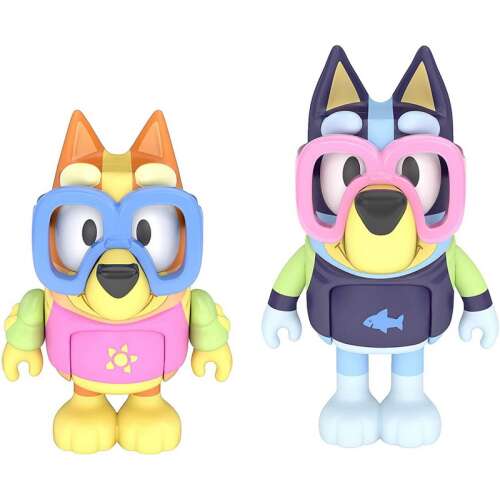 Bluey Double Figure Pack - Pool Party