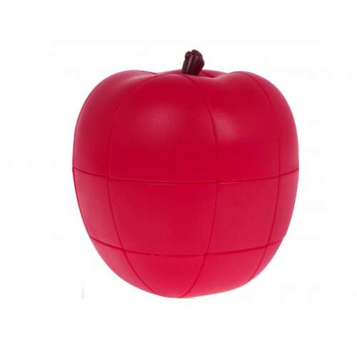 Logikai puzzle játék - alma, red apple shaped puzzle, 3x3x3 cube, logic game