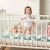 Ricokids Braided Crib Rail 3m - Mint, Grey 93929292