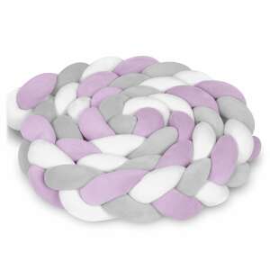 Ricokids fonott Rácsvédő kiságyba 3m - Lila, Szürke