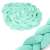 Ricokids 3m mint green braided crib bumper