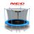 Neo-Sport indoor trampoline with ladder 252cm - Blue 93929940