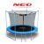 Neo-Sport indoor trampoline with ladder 252cm - Blue 93929940