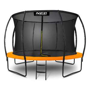 Neo-Sport Profilozott belső hálós Trambulin, létrával 374cm - narancssárga 93929969 
