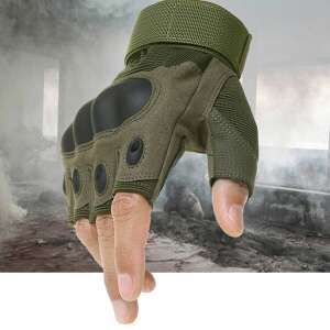 Barrett Taktikai Kesztyű Zöld, ujjatlan, lélegző, tartós, kényelmes - Férfi kesztyű