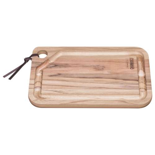 Tramontina Churrasco Teakholz Schneidebrett mit Saftrille, 330x200x18 mm