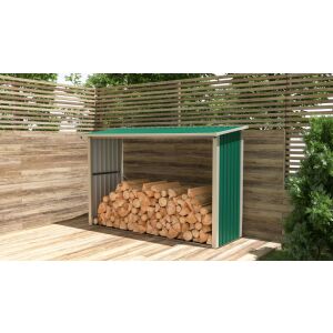 G21 WOH 335 tüzifa tároló fával megtöltve, kültéri környezet - Kandalló & Kályha kiegészítő