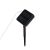 Angled view of Home MXNV3 solar panel with ground stake