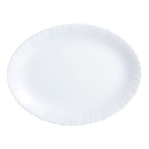 Luminarc Feston 33 cm-es ovális kínálótál, fehér - Luminarc
