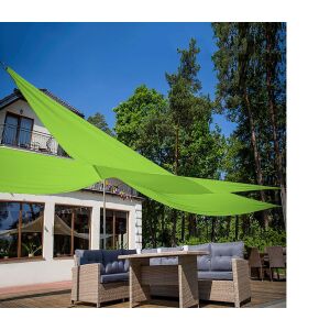 Napvitorla - Háromszög - 3,6x3,6x3,6m - Lime Zöld