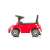 Chipolino Fiat 500 samochód dla dzieci, czerwony, widok z boku