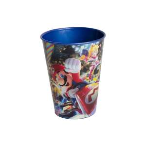 Plastový pohár Super Mario, 260 ml, s postavami Mario, Luigi, Peach a Toad - Detské hrnčeky, poháre