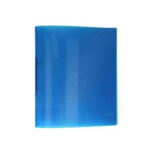 Dosar cu inele transparent, albastru, format A4, 30mm coloana vertebrala, marca Spirit - Dosare