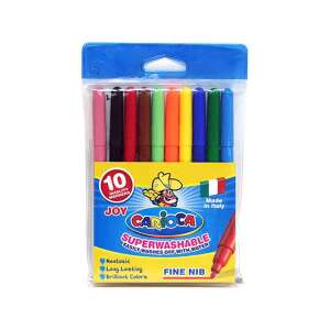 Carioca Joy Superwaschbare Feinminen-Marker, 10er Pack, sortierte Farben - Zeichengeräte
