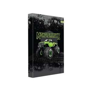 Monster Truck A/4-es füzetbox gumipánttal - Füzetbox