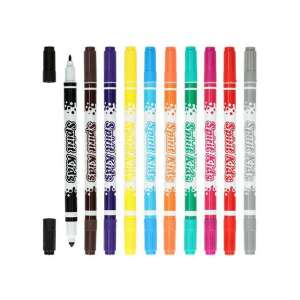 Spirit Kids kétvégű filctoll, vékony és vastag hegyű, színes - Filctoll