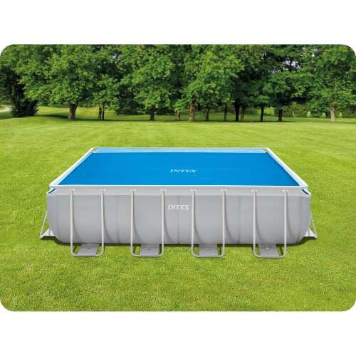 Intex Ultra Frame 400 x 200 cm Pool Solarabdeckung, blau, wärmeisolierend, energiesparend