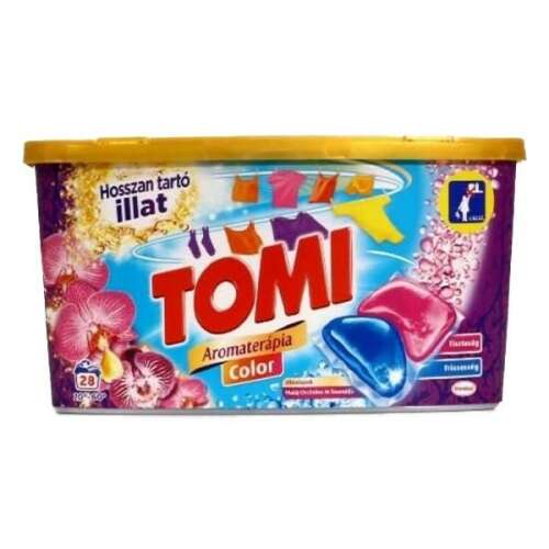 Mosókapszula TOMI Aromaterápia Orchidea & Makadámia színes ruhákhoz 26 db 98253933
