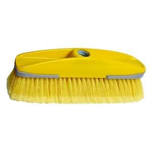 Sárga autómosó kefe puha sörtékkel, nyél nélkül - Partvis fej