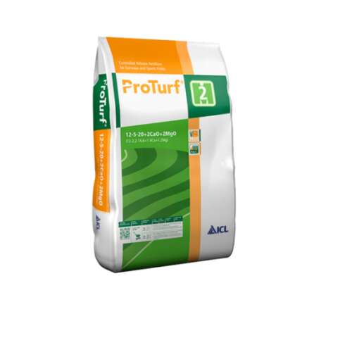 ProTurf 12-5-20+3CaO+2MgO műtrágya, 25kg-os zsák, gyepápoláshoz
