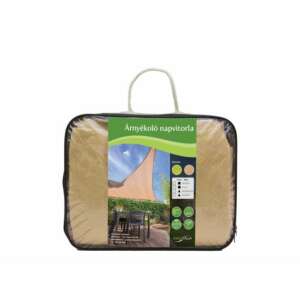 Napvitorla négyzet 3,6x3,6 homok Polyethylén 230g/m2 shade sail, beige, 3.6x3.6 meters - Shade Sail