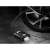 Tracer TRAKOM47149 car tire inflator in use, inflating a car tire with the LED light on