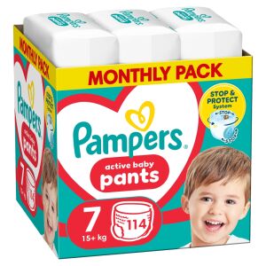 Pampers Pants monthly diaper pack 15kg+ Junior 7 (114pcs) 135705344
