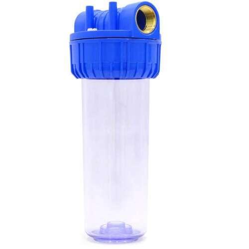 10 colos vízszűrőház 1 colos menettel, Diamond 1-1 Col, réz belsőmenetes csatlakozás, vízszűrő rendszer