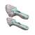 Set of 2 adjustable measuring spoons, blue and clear, for measuring dry and liquid ingredients