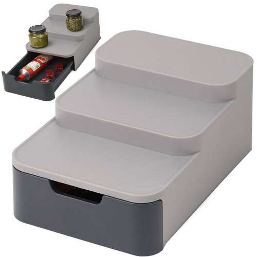 VG 24338 kitchen organizer with drawer, gray