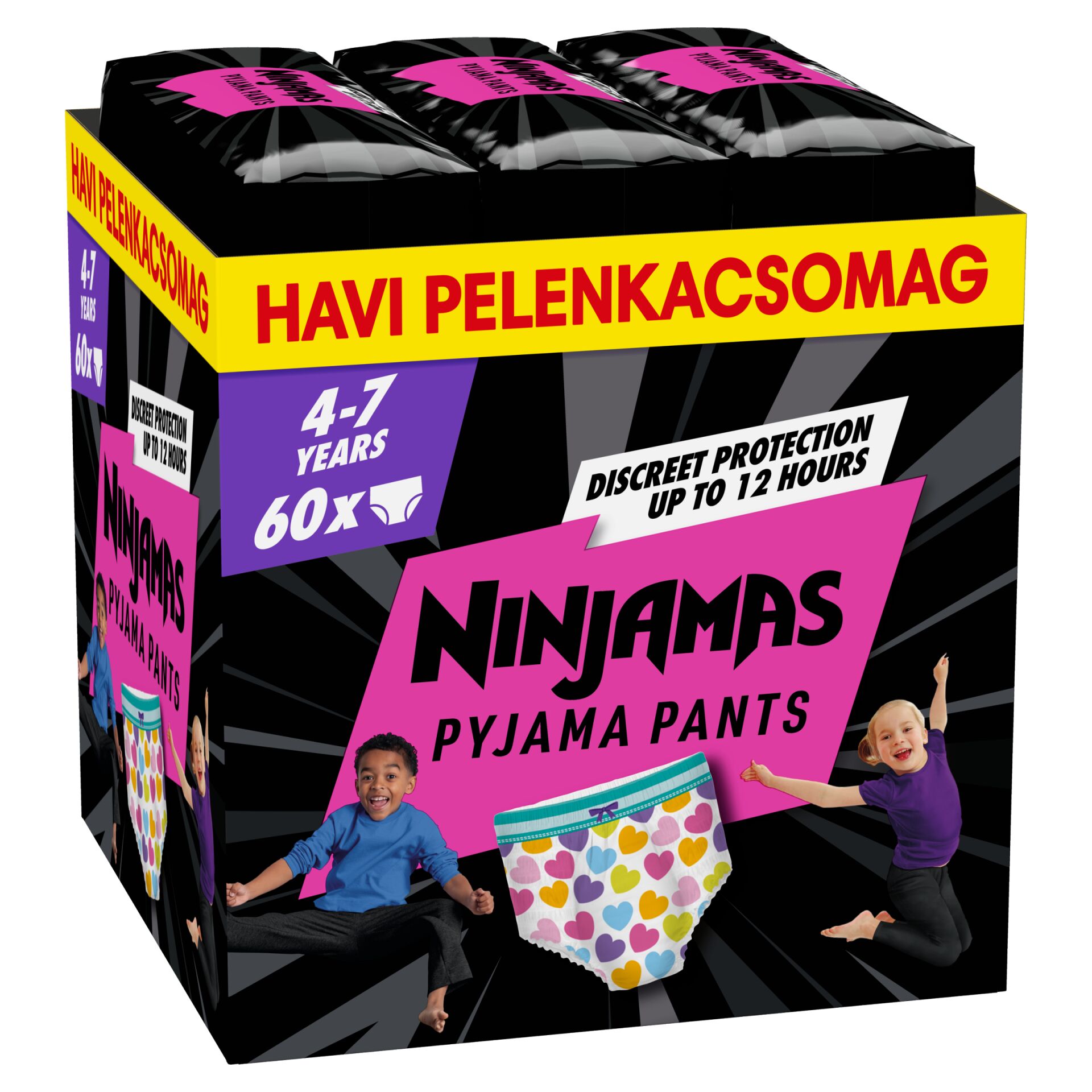 E-shop Pampers Ninjamas Pyžamové nohavičky mesačné balenie plienok 17-30...