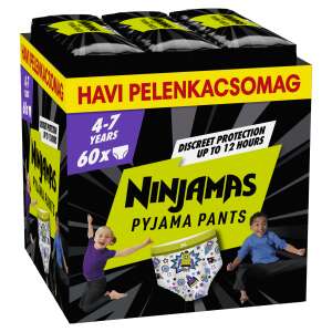 Pampers Ninjamas Pyjama Pants havi Pelenkacsomag 17-30kg XL 7 - Űrhajó (60db) 93979687 Pelenkák - 60 db