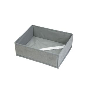 Praktikus Szövet Gray Fabric Storage Box 30x26x10 cm - Bewello