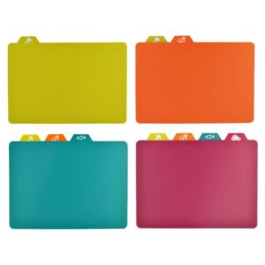 Perfect Home Set de 4 tocătoare cu pictograme alimentare - Tocatoare de bucătărie