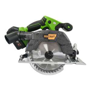 Procraft PCA20 Cordless Circular Saw with Battery, Semi-Professional 20V, 4Ah, Brushless, 185 mm Blade, Soft Start