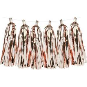 Bojtos Girland - Rózsaarany - 200 cm