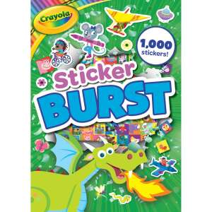 Crayola Sticker Burst Activity Book with over 1000 Stickers AB3114CYSBG