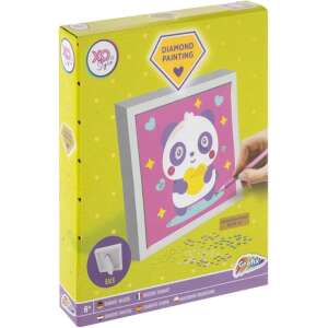 Grafix Diamond Painting kit with panda design, 15x15 cm - Diamond painting kit