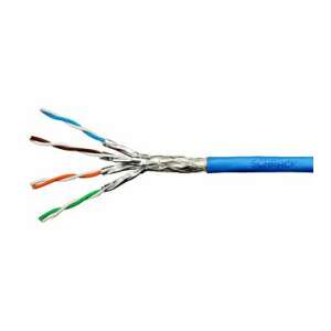 Schrack S/FTP Cat.7 cable, blue, 1000 MHz, LS0H, 4x2xAWG23/1 - FTP Cable