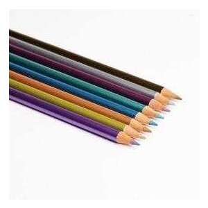 8 metallic pencils, set of 8 metallic crayons, metallic pencils for kids, metallic crayons for kids, metallic drawing pencils, metallic drawing crayons - Colored Pencil