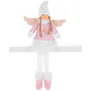 STREND PRO pink angel Christmas decoration with wings, 23x12x59 cm - Christmas